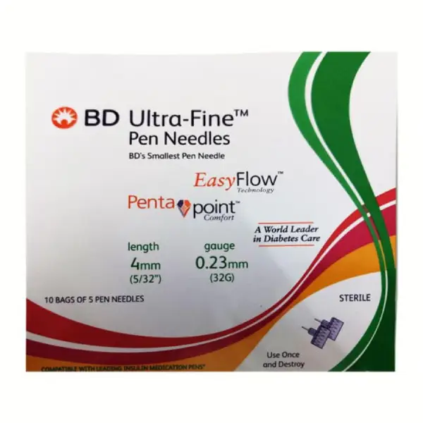 BD Ultra-Fine III Pen Needles 4MM 32G